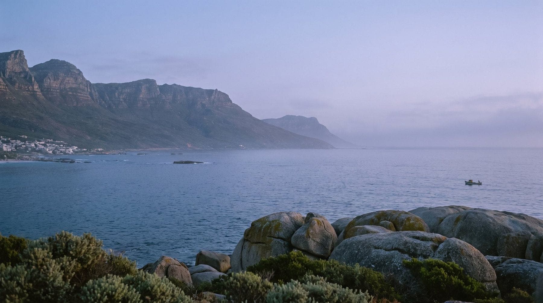 The Twelve Apostles above the Atlantic on the Cape Town coast